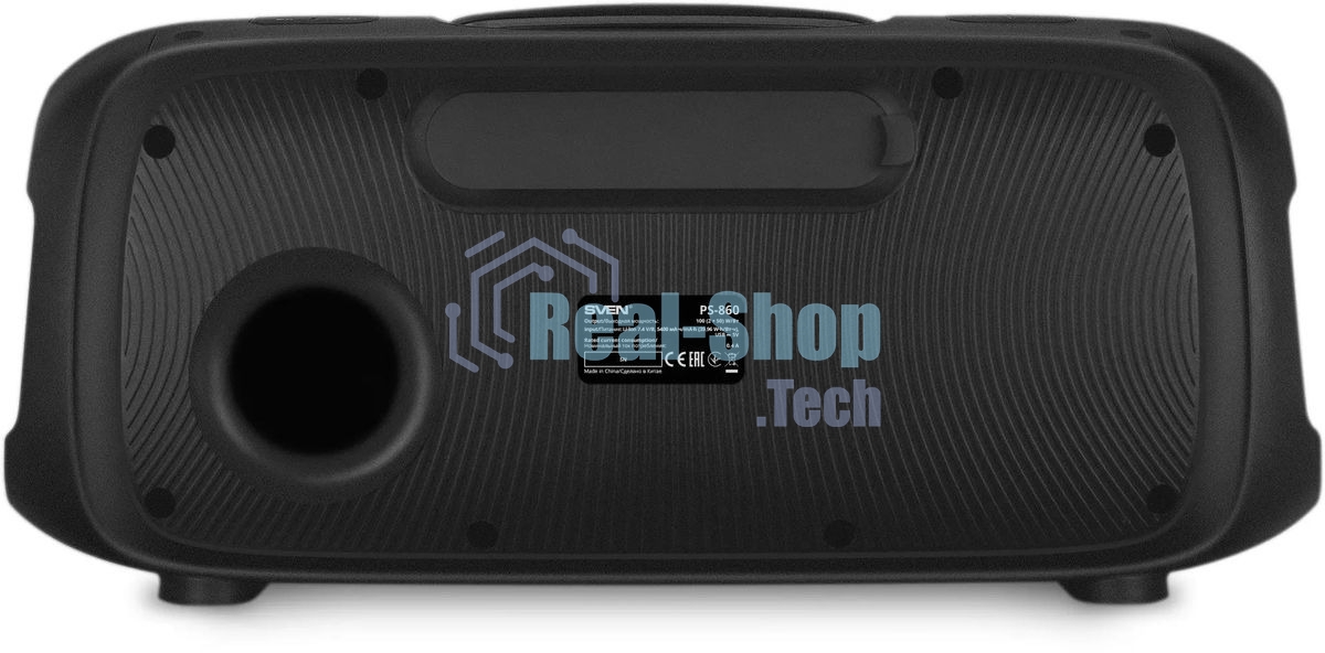 Портативная колонка SVEN PS-860 черный 100W 1.0 BT/3.5Jack 5400mAh