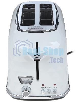 Тостер DeLonghi CTJ 2103 W белый, 900 Вт, 2 слота