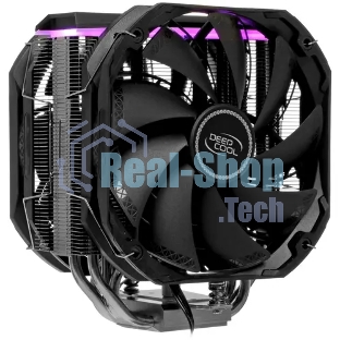 Кулер для процессора DEEPCOOL AS500 PLUS черный, 140 мм, алюминий/медь, 1200 об/мин, 29.2 дБ, 4 pin, 220 Вт, 164 мм