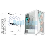 Компьютерный корпус Gigabyte C301GW белый без БП ATX 4x120мм 4x140мм 2xUSB 3.0 audio bott PSU