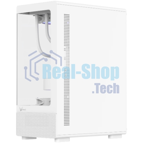 Корпус Formula Crystal Z1CM v2 белый без БП mATX 5x120мм 1xUSB3.0 audio bott PSU