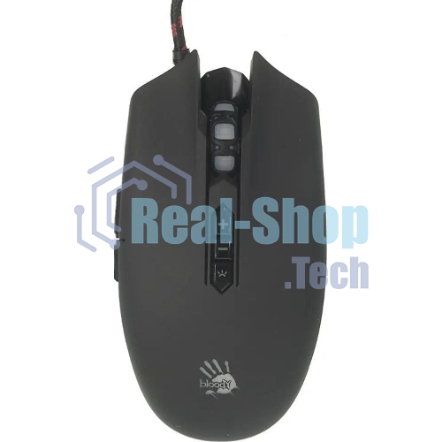 Мышь проводная A4Tech Bloody Q80 черный, 3200 dpi, USB, кнопки - 8