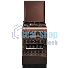 Плита газовая Gefest ПГ 3200-05 К19 коричневый, конфорок 4 шт, духовка 44 л, 50 см x 85 см x 57 см