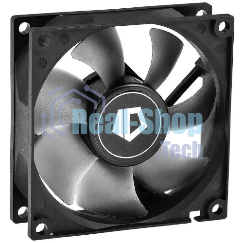 Вентилятор для корпуса ID-Cooling NO-8025-SD черный, 80 мм, 2000 об/мин, 21 дБ, 3 pin