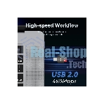 Кард-ридер Vention CLMH0/серый/OTG USB 2.0 CM/MicroSD/USB Type-C/металл