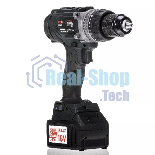 Дрель-шуруповерт Klpro KLDM18BHX-50, 18 В, 5 Ач, 150 Нм, бесщеточный, ударный