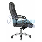 Кресло Бюрократ T-9925SL/BLACK черный, кожа