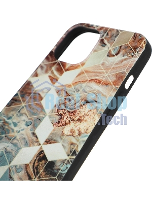 Чехол (клип-кейс) Gresso Meridian, для iPhone 13, золотистый/синий gr17aaae8888