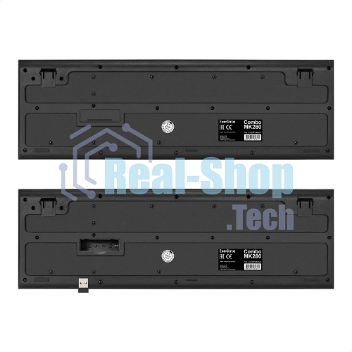 Комплект клавиатура+мышь ExeGate Professional Standard Combo MK200 беспроводной, USB, 1200 DPI, чёрный