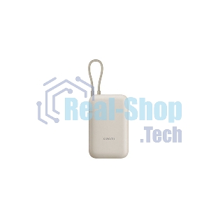 Портативный аккумулятор Xiaomi Power Bank 10000mAh (встроенный кабель) Tan GL