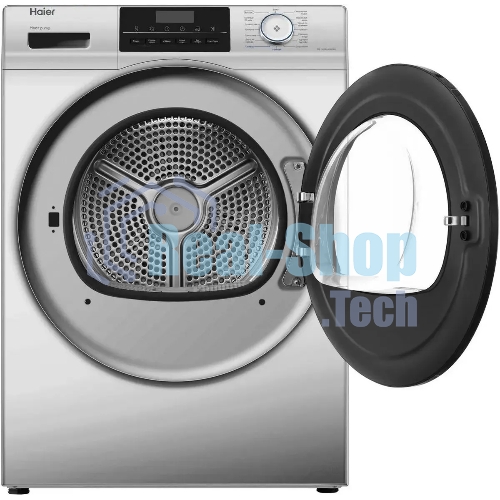 Сушильная машина Haier HD90-A2929BS серый, 9 кг, сушка - конденсационная, программ - 15, 59.5 x 84.5 x 60 см