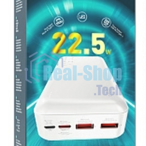 Портативный аккумулятор HOCO (6931474782526) J101B Astute 30000 mAh белый