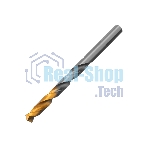 Сверло спиральное по металлу Denzel 7,5 x 109мм, Р6М5, Golden Tip