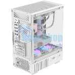 Корпус Formula Crystal Z1CM v2 белый без БП mATX 5x120мм 1xUSB3.0 audio bott PSU