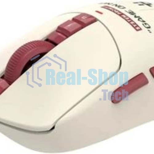 Мышь беспроводная/проводная A4Tech Bloody R72 Ultra Duo белый/красный/рисунок, 20000 dpi, USB Type-A/Type-C, радиоканал, кнопки-7