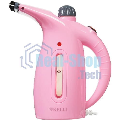 Отпариватель Kelli KL-317 розовый, 1700 Вт, 20 г/мин, 350 мл