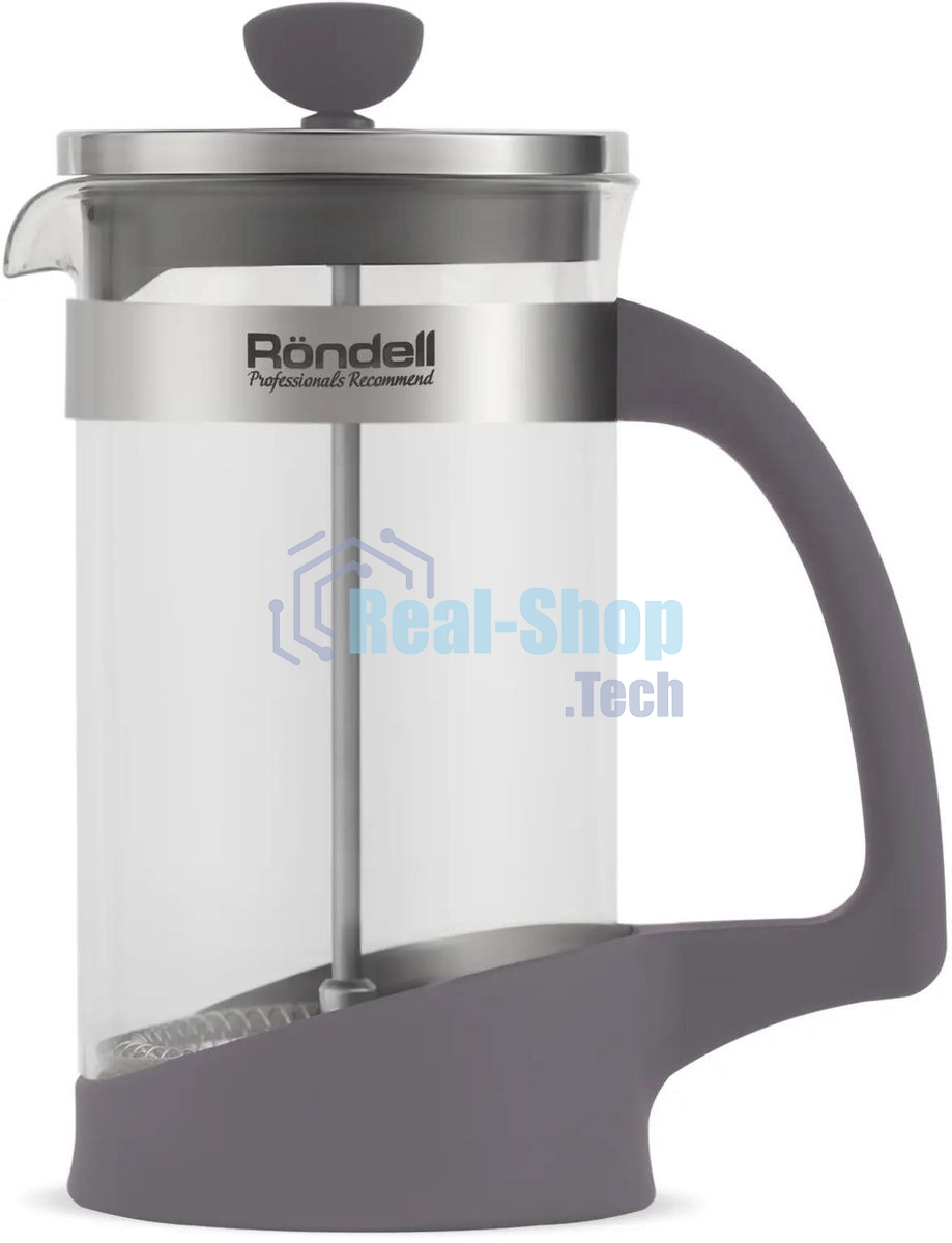 Френч-пресс Rondell Akzent RDS-937, 0.6 л, стальной