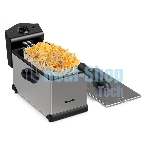 Фритюрница Blackton Bt DF1111 2000Вт, 3л стальной/черный