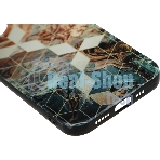 Чехол (клип-кейс) Gresso Meridian, для iPhone 13, золотистый/синий gr17aaae8888