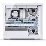 Корпус без блока питания JONSBO D300, Mini-Tower, TG, no fan, 2xUSB-A 3.2 + 1xUSB-C 3.2, mATX, mITX White