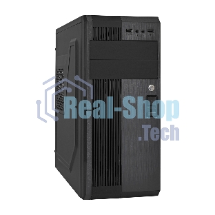 Компьютерный корпус Miditower ExeGate UN-605B Black, ATX, (UN400, 120мм), 2*USB, Audio, замок блокировки кнопки питания