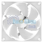 Вентилятор для корпуса Ocypus Delta F12 WH 3 IN 1, 120x120x25мм, 4-PIN PWM, 500-2000 RPM, 29 DBA MAX, HYDRO BEARING