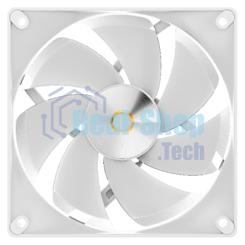 Вентилятор для корпуса Ocypus Delta F12 WH 3 IN 1, 120x120x25мм, 4-PIN PWM, 500-2000 RPM, 29 DBA MAX, HYDRO BEARING