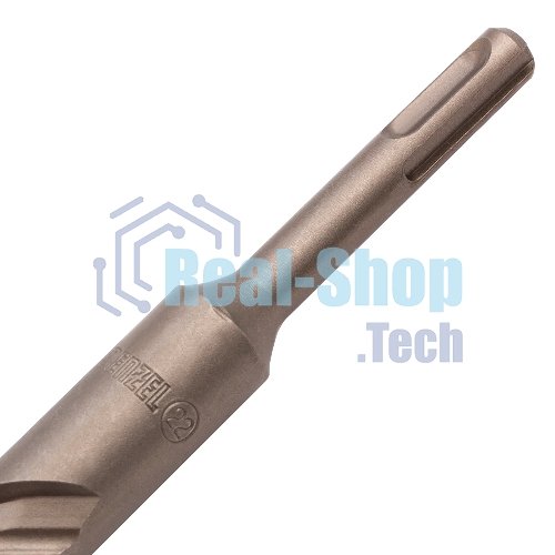 Бур по бетону Denzel двойная спираль, Cobalt W-tip, 22x600 мм, SDS PLUS
