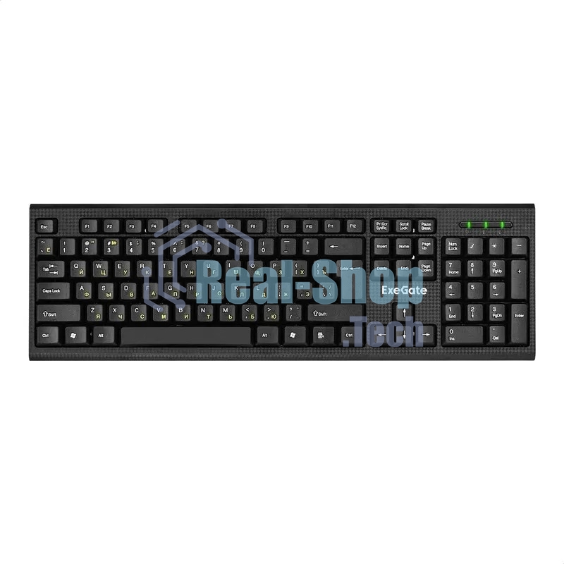 Комплект клавиатура+мышь ExeGate Professional Standard Combo MK200 беспроводной, USB, 1200 DPI, чёрный
