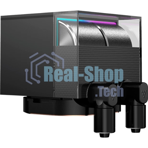 Система жидкостного охлаждения PcCooler DS360 Display ARGB Soc-AM5/AM4/1200/1700/1851 черный 4-pin 39.8dB Al LCD 310W Ret (DS360-BKAWXY-GL)