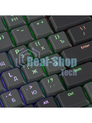 Клавиатура Oklick K615X проводная, USB Type-A, чёрный