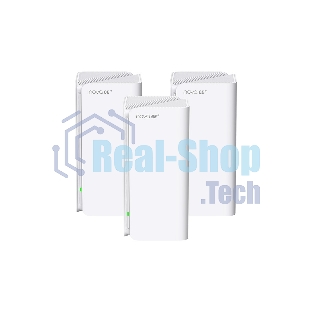 Трехдиапазонная гигабитная Wi-Fi Mesh система Tenda MX21 Pro (3-pack) AXE5700, 2,4/5/6 ГГц, до 5665 Мбит/с, 3x1 Гбит/с
