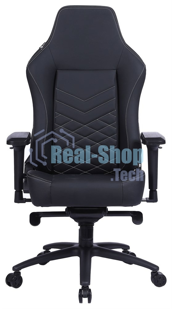 Кресло Cactus CS-CHR-0112BL черный, экокожа, подголовник