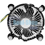 Кулер KingPrice KPAC-65-PWM3 92x92x25мм Soc-1200/1150/1151/1155 черный 4-pin 18-35dB Al 65W 140gr Ret