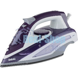 Утюг BBK ISE-2404 фиолетовый, 2400 Вт, 40 г/мин, 140 г/мин, 440 мл