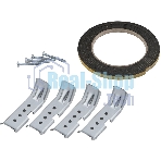 Комбинированная варочная панель (электрическая+газовая) Maunfeld EEHS.64.3CS/KG