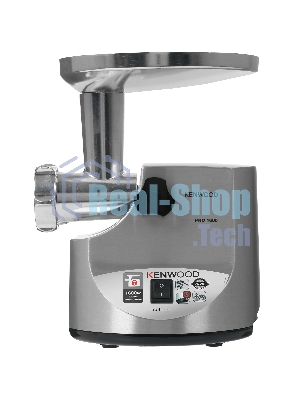 Мясорубка электрическая Kenwood MG510 серебристый, 1600 Вт, 2.0 кг/мин, реверс, защита от перегрузки, насадки - 6
