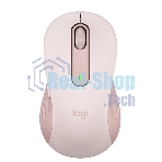 Мышь беспроводная Logitech Signature M650 розовый, 4000 dpi, радиоканал, Bluetooth, USB, кнопки - 5
