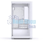 Корпус без блока питания JONSBO D300, Mini-Tower, TG, no fan, 2xUSB-A 3.2 + 1xUSB-C 3.2, mATX, mITX White