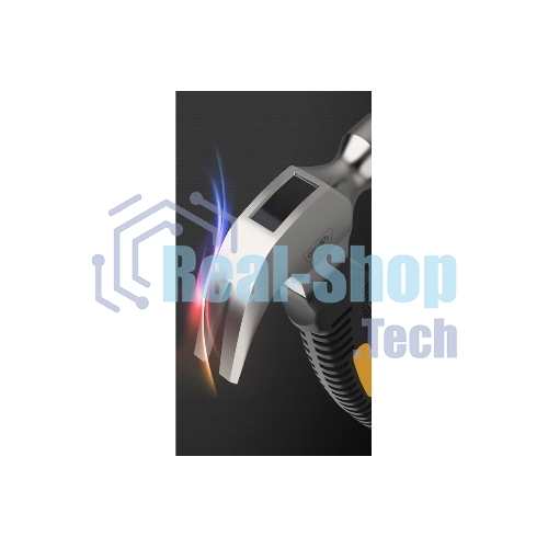 Молоток-гвоздодер укороченный Deli DL441008 250 гр, 160 мм, фиберглассовая рукоять