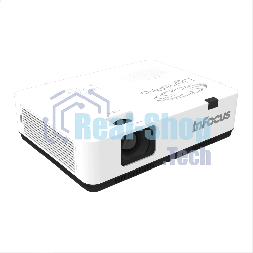 Проектор INFOCUS IN1036 3LCD, 5000 lm, WXGA, 1.371.65:1, 50000:1, (Full 3D), 16W, 2хHDMI 1.4b, VGA in, CompositeIN, 3,5 audio IN, RCAx2 IN, USB-A, VGA out, 3,5 audio OUT, RS232, Mini USB B serv, RJ45, 3,3 кг