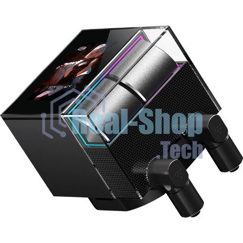 Система жидкостного охлаждения PcCooler DS360 Display ARGB Soc-AM5/AM4/1200/1700/1851 черный 4-pin 39.8dB Al LCD 310W Ret (DS360-BKAWXY-GL)