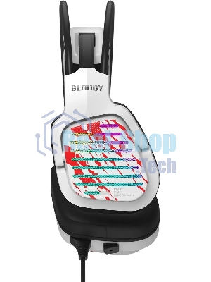 Гарнитура Bloody G565 белый, проводная, USB, подсветка