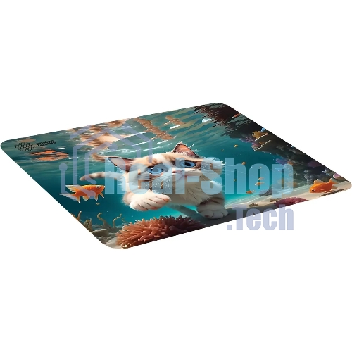 Коврик для мыши Cactus Fish Cat 300x250x3мм (CS-MPC-D15M)