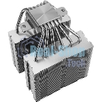 Кулер для процессора Thermalright Royal Knight 120 SE (4-pin PWM, 155мм, Ni/Cu, 6x6мм, 2x120мм, 66.17CFM/59CFM, 25.6dBA/26.1dBA, 1500RPM/1800RPM, S: 1200, 1700, 1851, 115X, AM4, AM5, silver, black)
