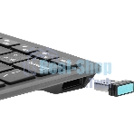 Клавиатура беспроводная A4Tech Fstyler FBX51C серый USB BT/Radio slim Multimedia