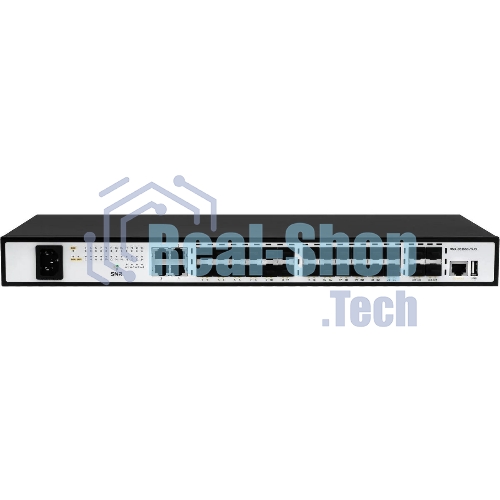 Коммутатор управляемый SNR 2+, 20 портов 100/1000Base-X SFP, 4 порта Combo 10/100/1000Base-T100/1000Base-X SFP, 4 порта 1/10G SFP+, встроенный БП ~220V AC