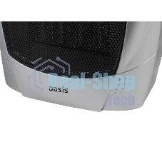 Тепловентилятор Oasis KS-15 серый, 1500 Вт, 20 м2