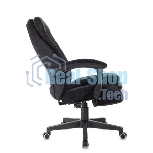 Кресло Бюрократ T-9950MSG-F/BLACK-PU черный, экокожа