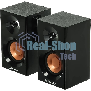Акустическая система Defender AURORA S12 2.0, Актив.колонки 2x6 W (RMS),100 Гц - 20 кГц